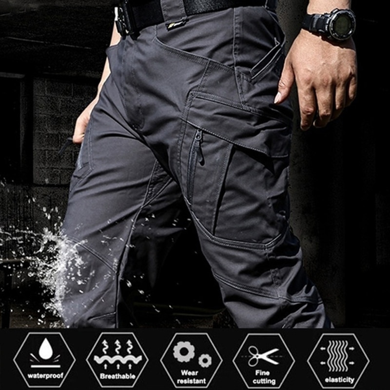 City Military Casual Cargo Pants Elastic Outdoor Army Trousers Men Slim  Many Pockets Waterproof Wear Resistant Tactical Pants – Merch Survival Gear  & Tools For Off the Grid Living